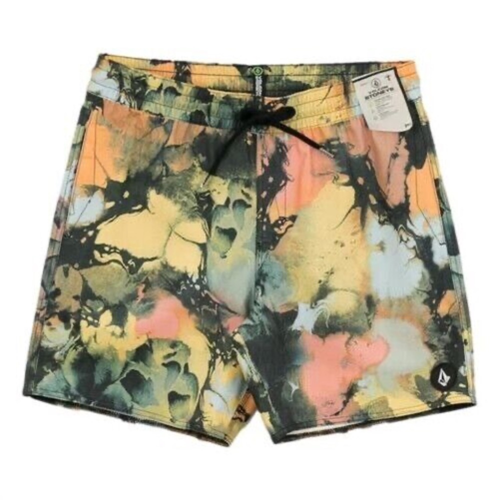 Volcom Stoneys Chlorine Killer 17" Trunks in Apricot SZ S or XL NEW